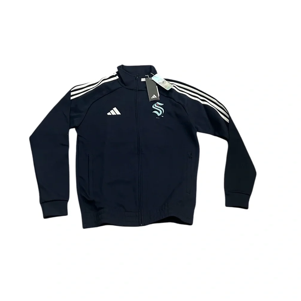 Seattle Kraken Men’s Adidas Full Zip Up Track‎ Jacket